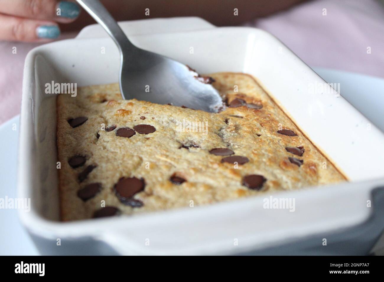 Cioccolato chip Dessert Foto Stock