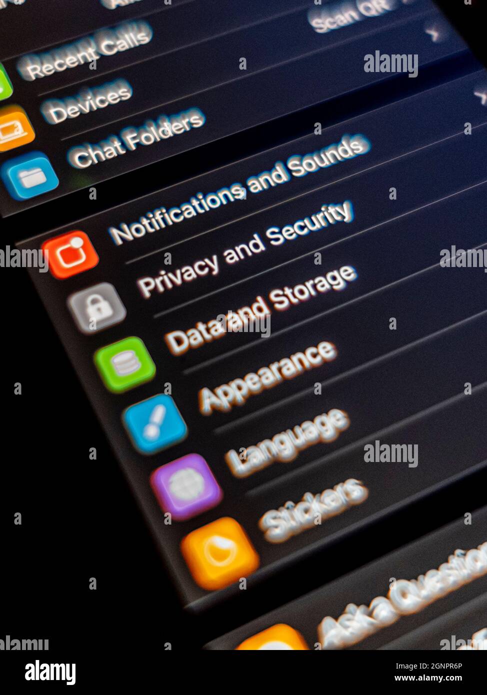 Termini e norme sulla privacy di WhatsApp Foto Stock