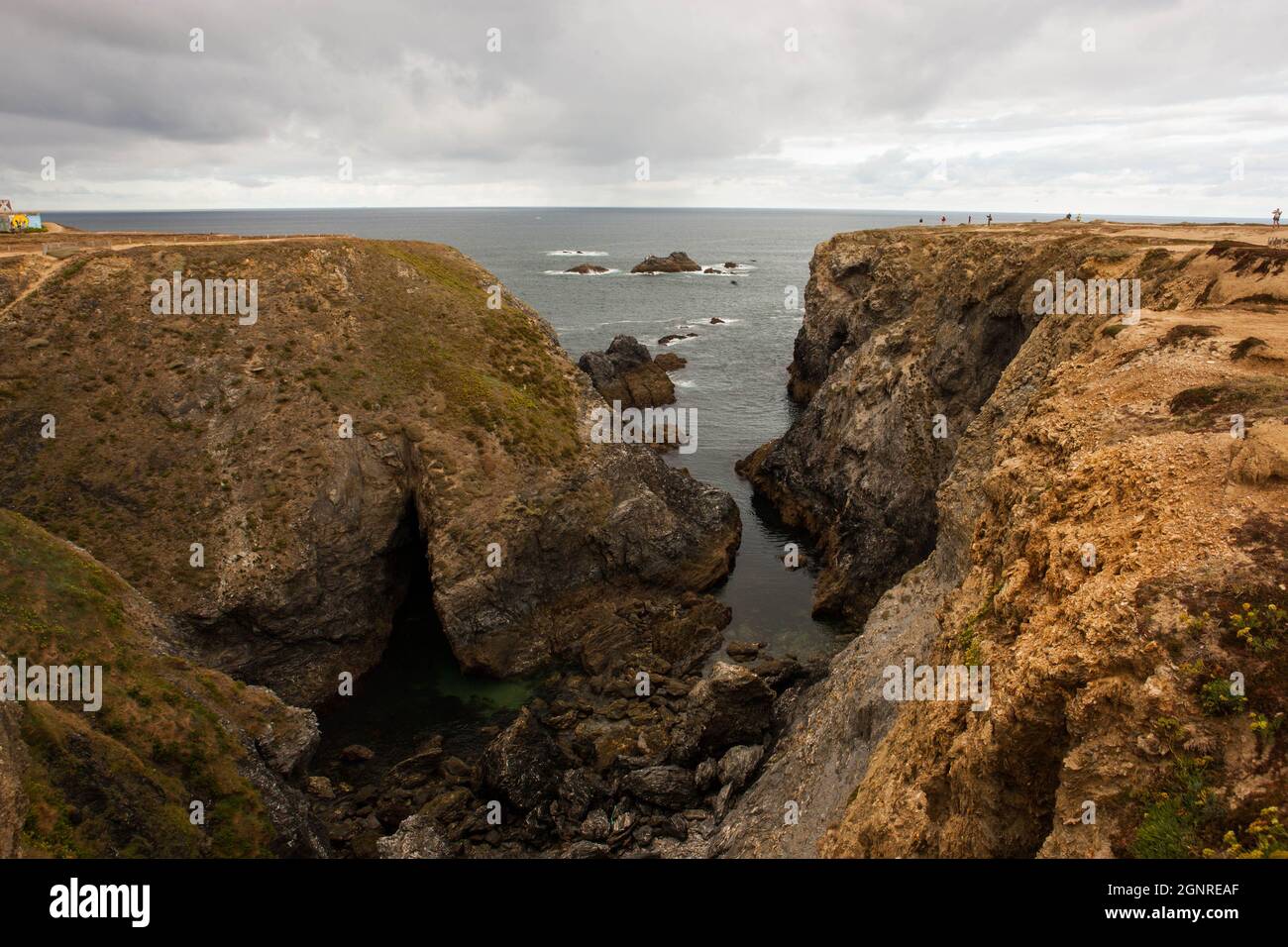 Nel porto di le Palais a Belle-Isle en Mer e dintorni Foto Stock