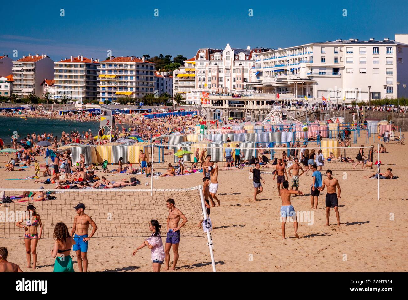 Saint Jean de Luz, Pays Basque, Francia Foto Stock