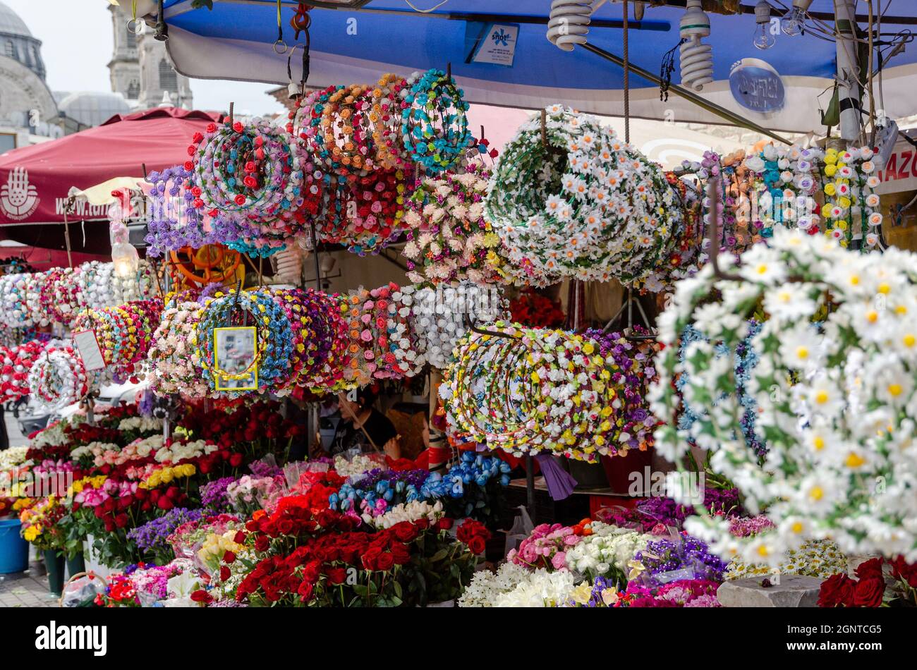 Flower market istanbul immagini e fotografie stock ad alta