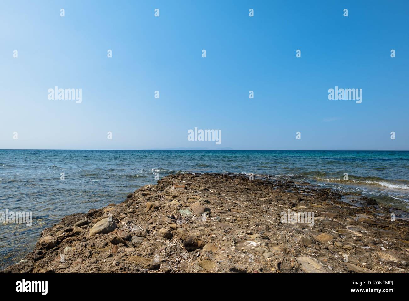 ANZAC Cove sito della prima Guerra Mondiale sbarco degli ANZAC sulla penisola di Gallipoli nella regione di Canakkale, Turchia. Foto Stock