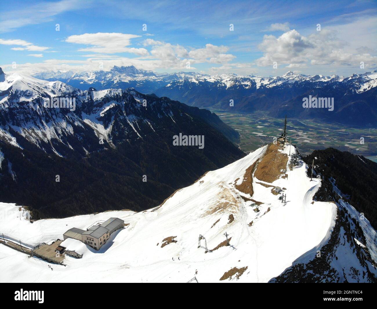 Rochers de Naye, Montreux Foto Stock