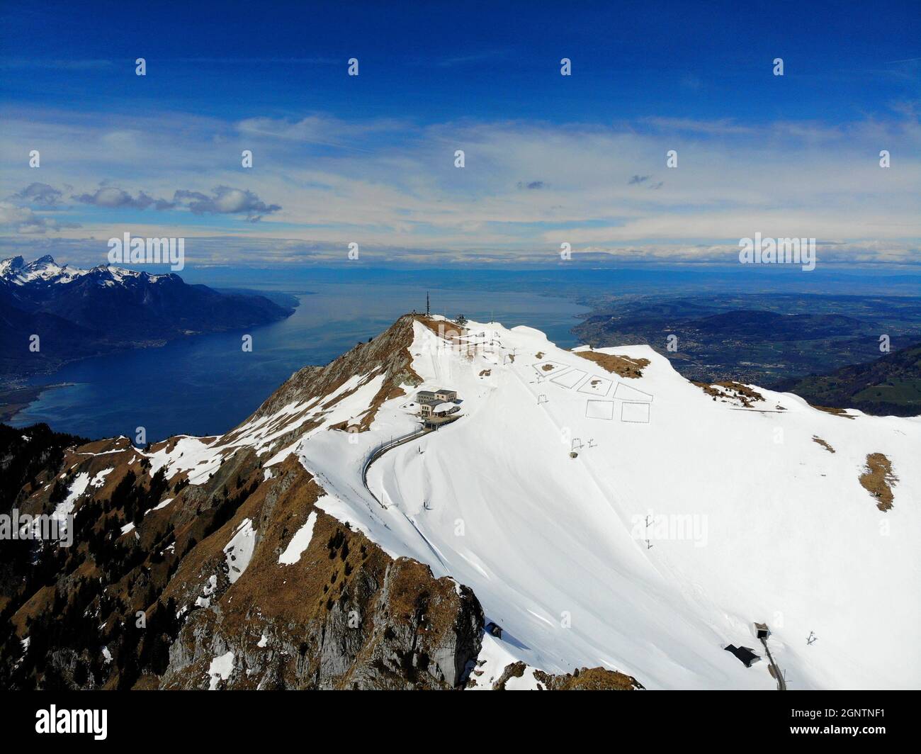 Rochers de Naye, Montreux Foto Stock