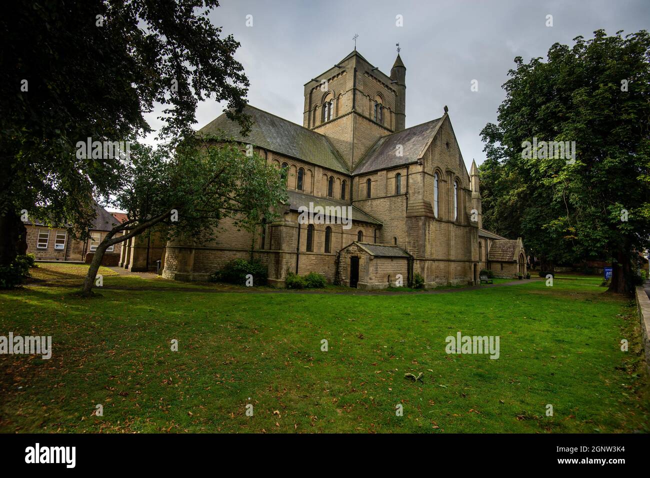 San Giacomo la Grande Chiesa nella Parrocchia di Morpeth, Northumberland Foto Stock