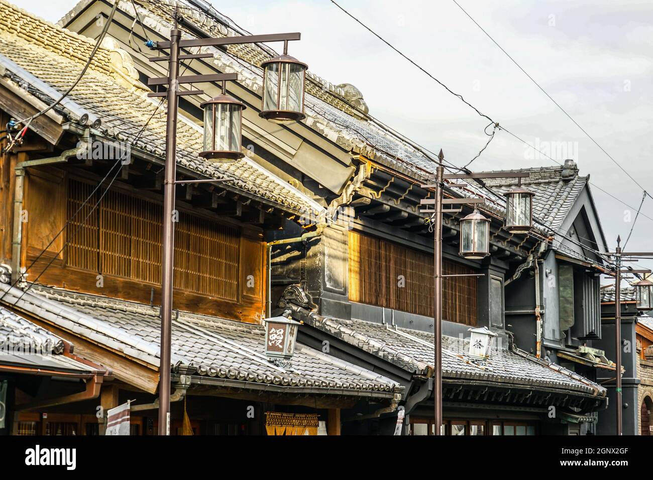 Kawagoe di strade e piccolo Edo. Luogo di tiro: Saitama Foto Stock