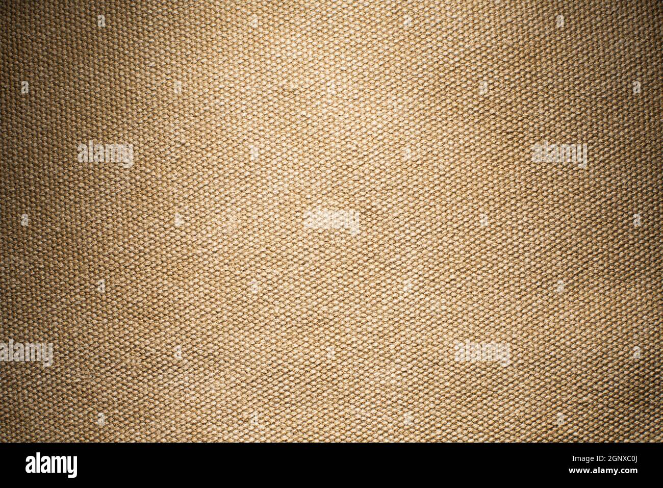 Trama di fondo di tela marrone naturale e materiale di lino Foto Stock