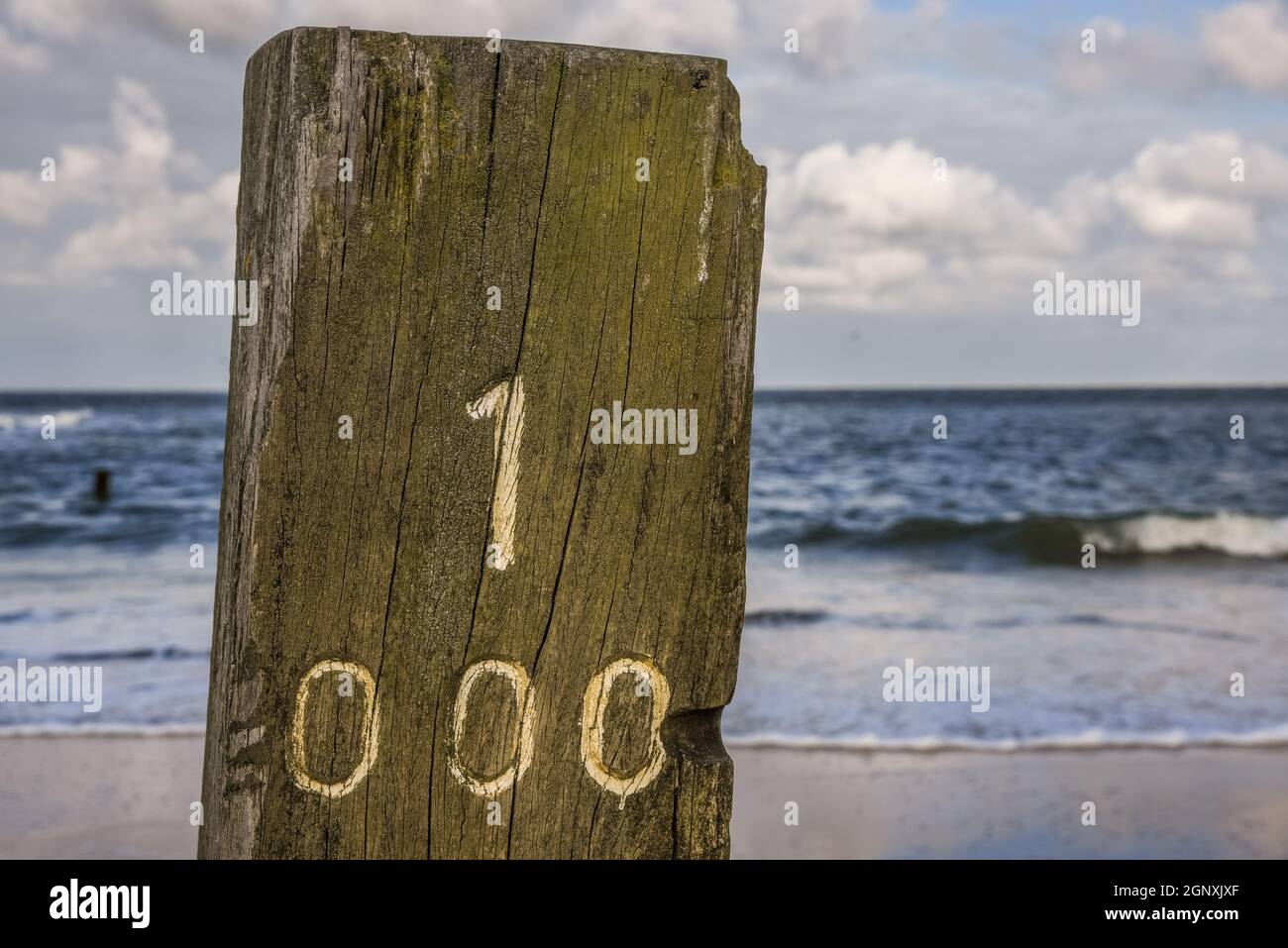 Den Helder, Paesi Bassi. Agosto 2021. Il primo posto sulla spiaggia di Den Helder. Foto di alta qualità Foto Stock