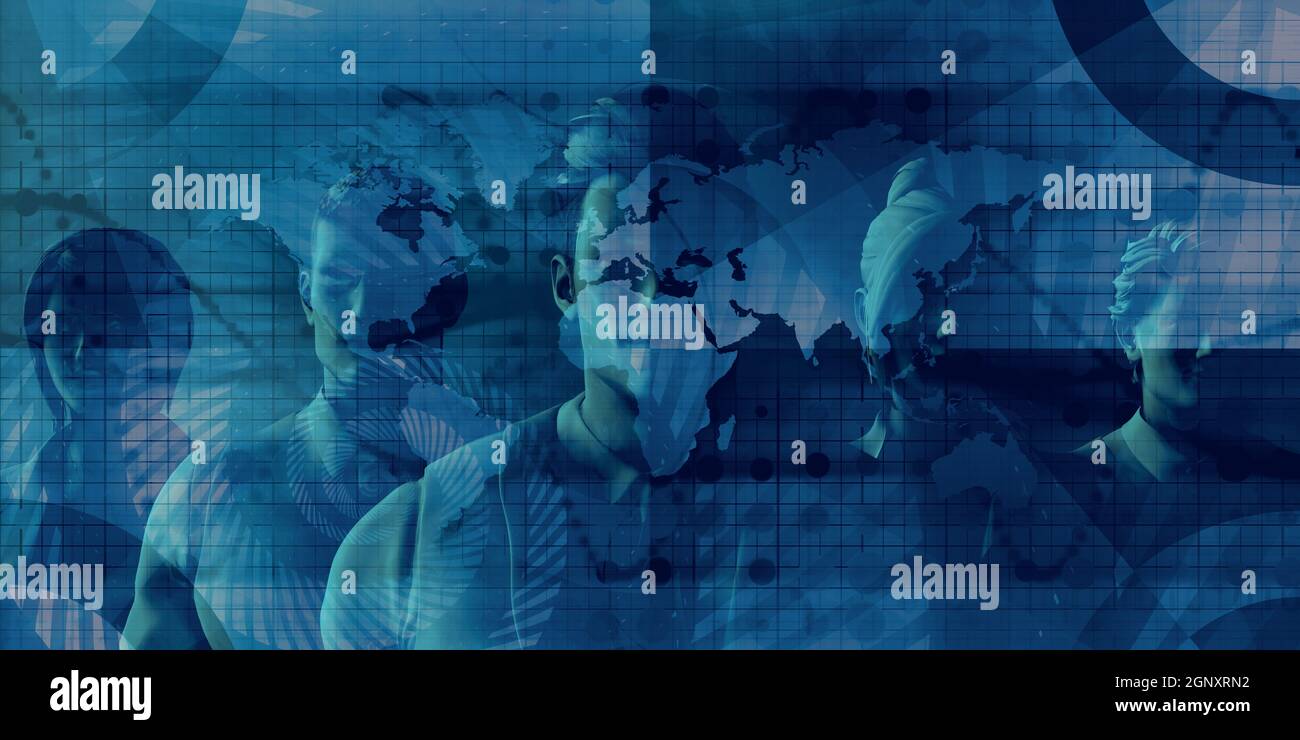 La tecnologia dei consumatori le tendenze del futuro sfondo astratto Foto Stock