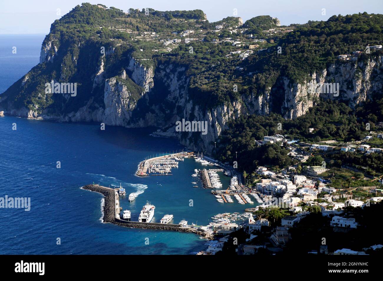 Marina Grande di Capri, Campania, Italia Foto Stock