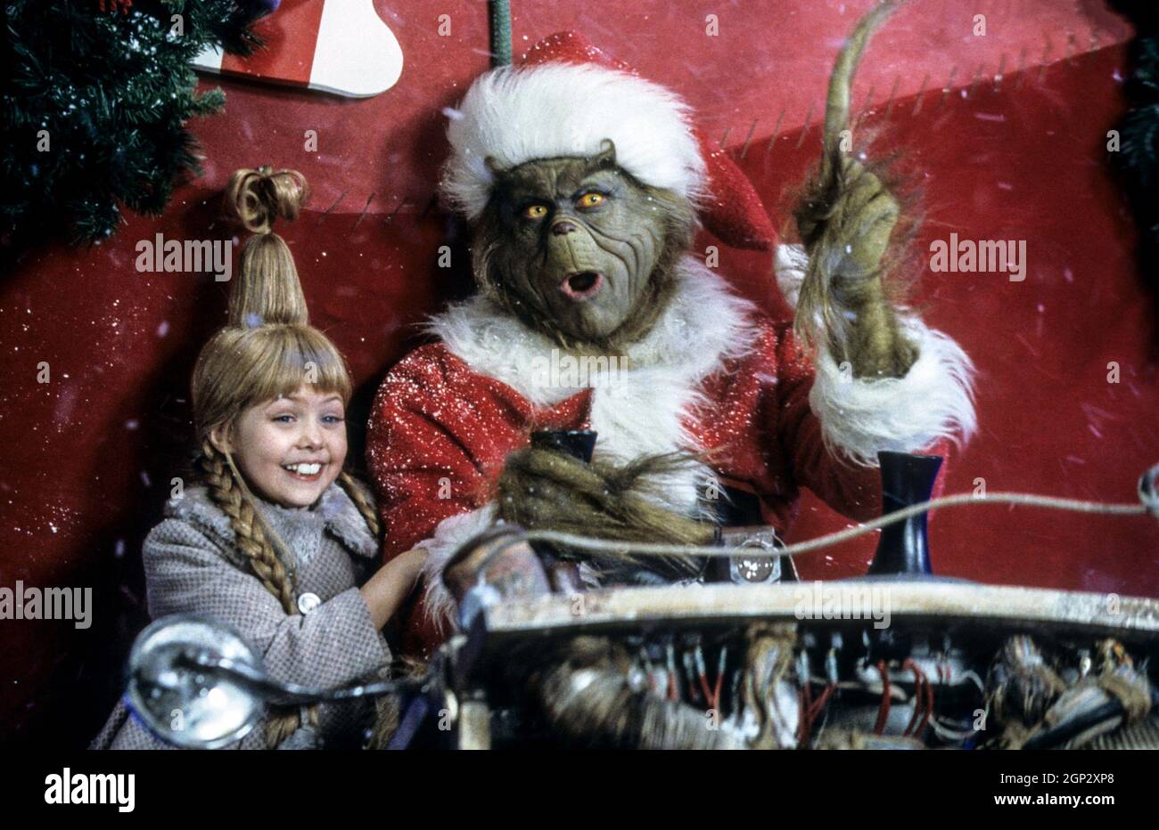 DR. SEUSS HOW THE GRINCH STOLE CHRISTMAS, Taylor Momsen, Jim Carrey, 2000,  © Universal/courtesy Everett Collection Foto stock - Alamy