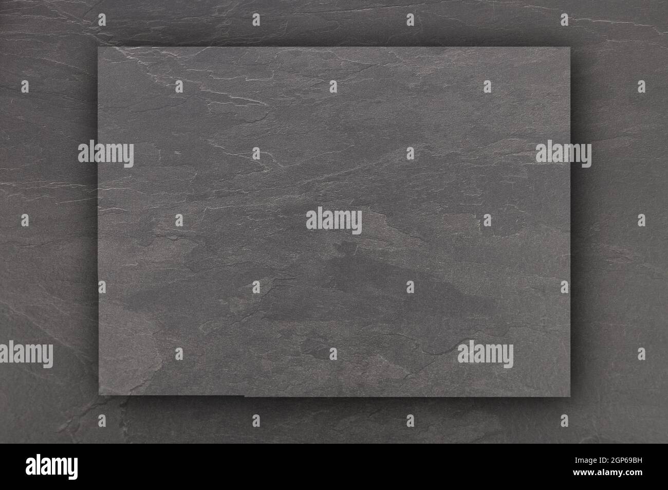 Mappa del Colorado su ardesia scura Foto Stock