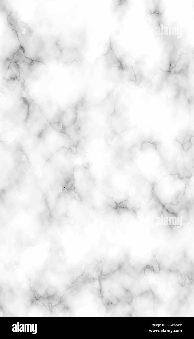 Texture in pietra bianca con sfondo in marmo nero - illustrazione vettoriale Foto Stock