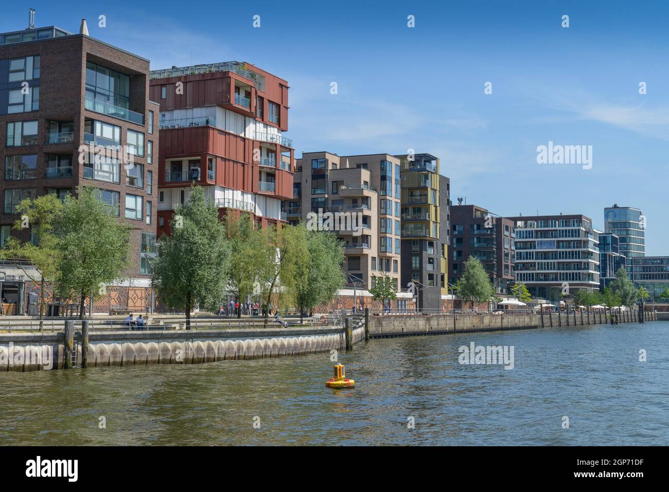 Grasbrookhafen, Dalmannkai, Hafencity, Amburgo, Germania Foto Stock