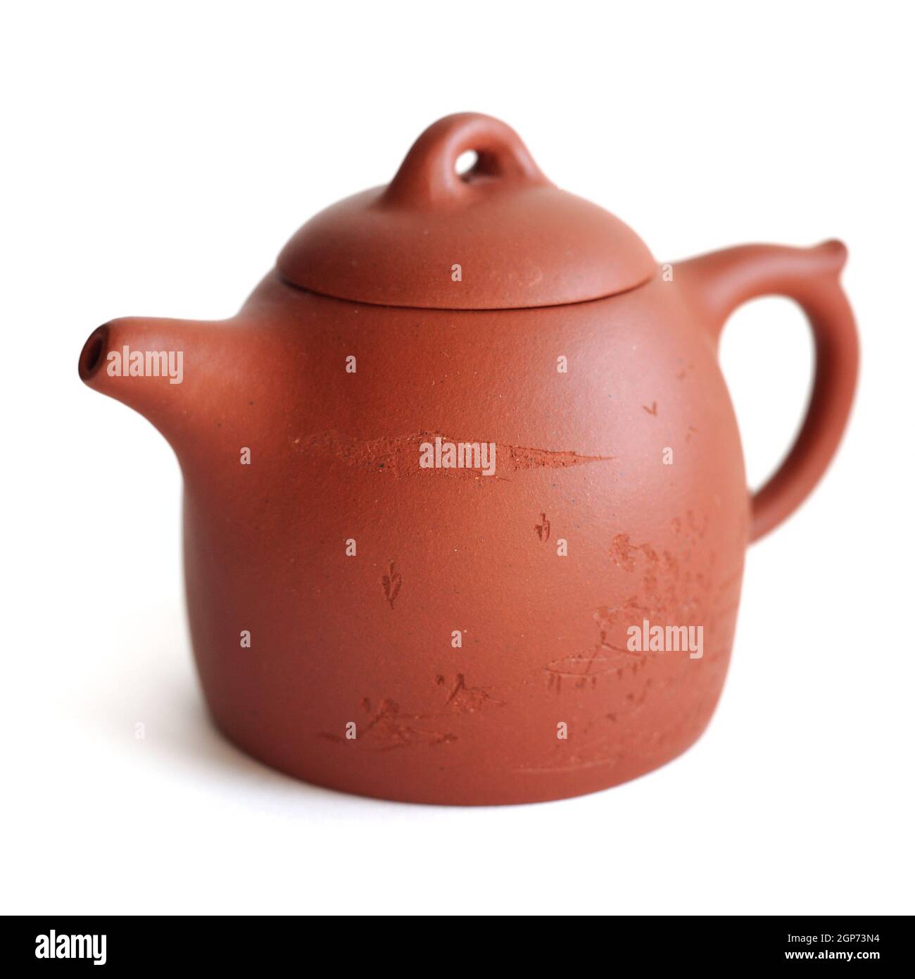 Tea pot cinese Yixing in argilla Foto Stock