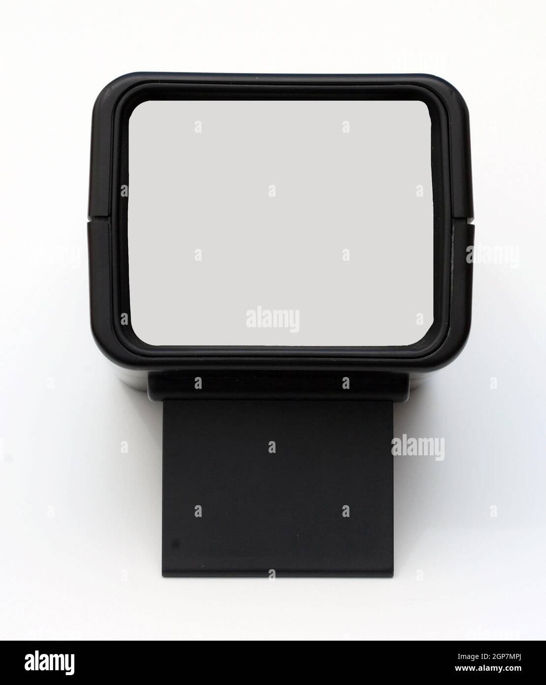 Visualizzatore per diapositive 35 mm isolati su sfondo bianco. Foto Stock