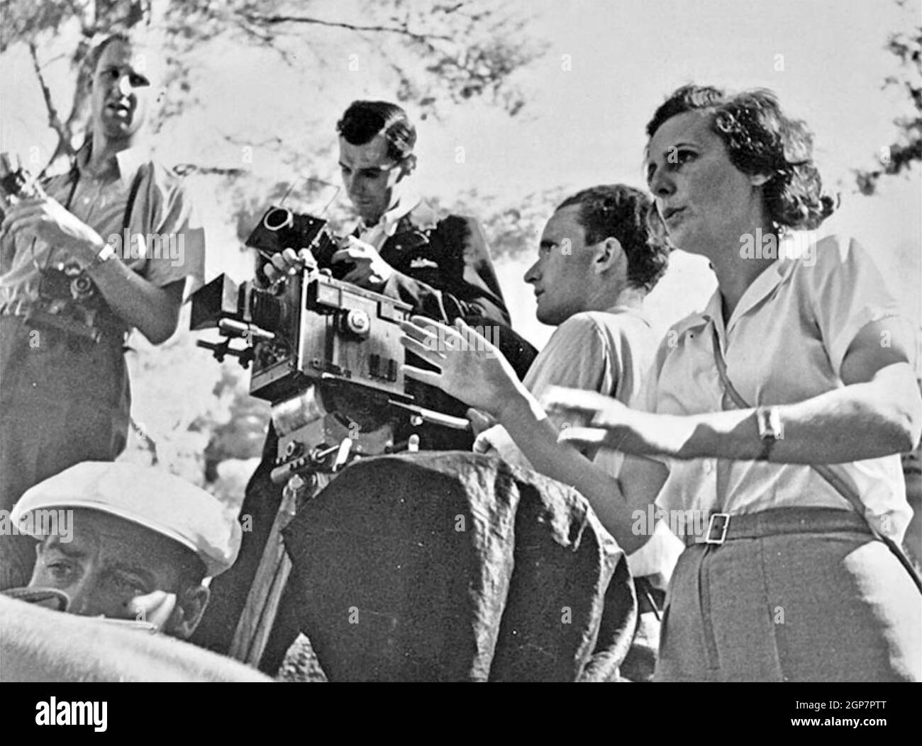 LENI RIEFENSTAHL (1902-2003) regista e attrice tedesca che dirige il film Olympia del 1938. E 'stato rilasciato in due parti che insieme ha corso per quasi quattro ore in occasione delle Olimpiadi estive 1936 a Berlino. Foto Stock