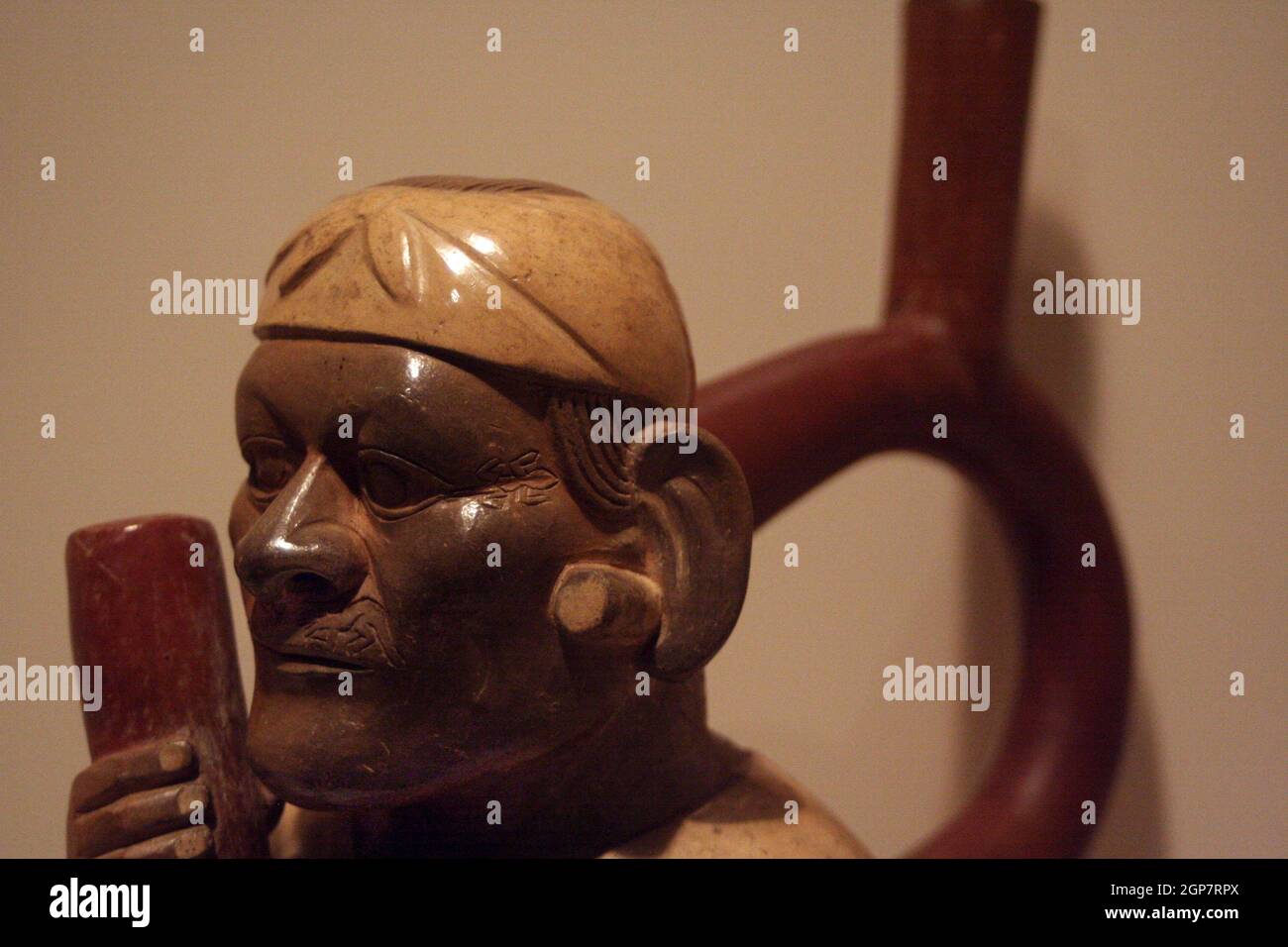 Ceramica al Museo di Arte precolombiana, Cusco, Perù Foto Stock