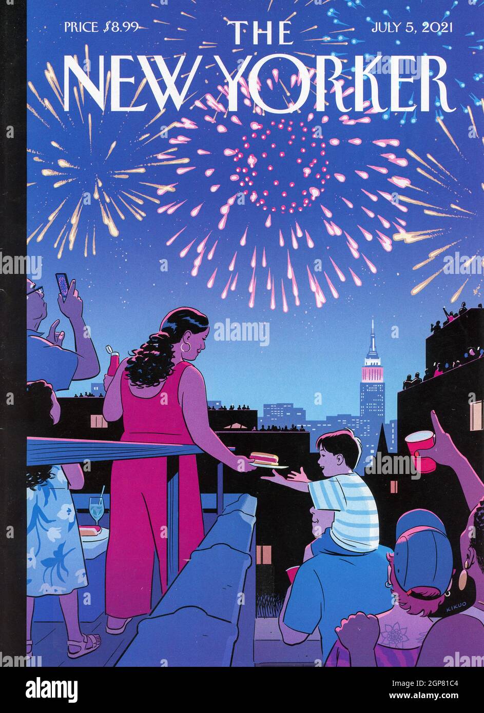 Copertina della rivista 'The New Yorker', numero 5 luglio 2021, USA Foto Stock