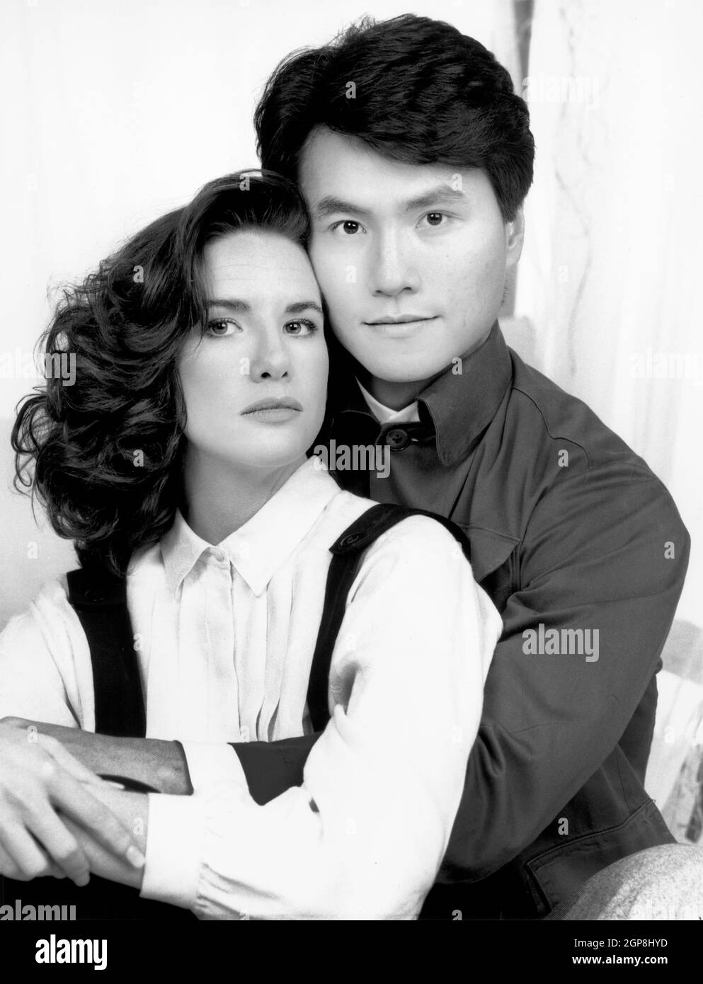 Melissa Gilbert, Robin Shou, Ritratto pubblicitario per il film televisivo, 'notti proibite', foto di Geraldine Overton, CBS-TV, 1990 Foto Stock