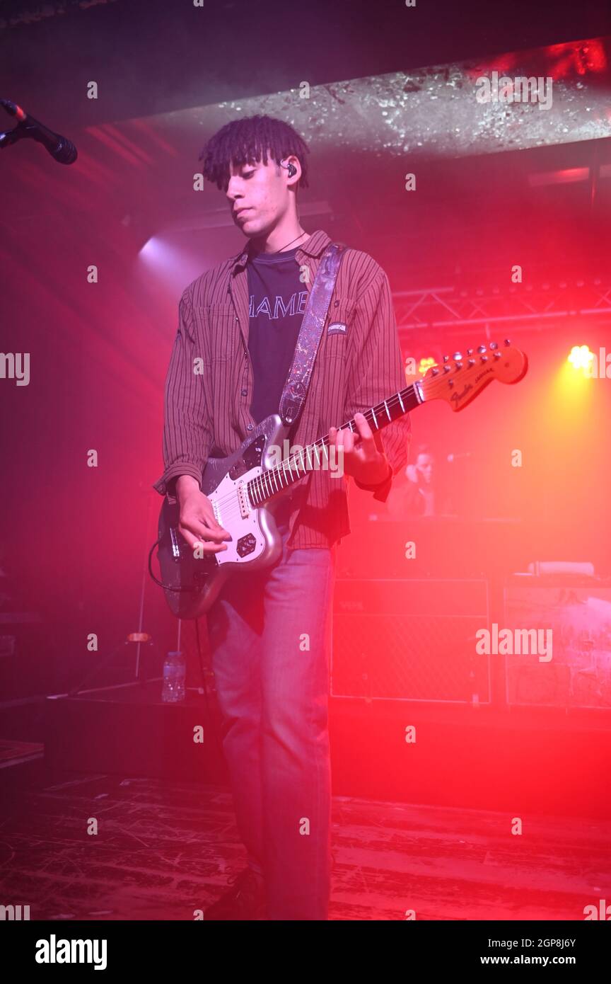 Inalatore che si esibisce al Foundry , Sheffield , UK , 28.09.2021 Foto Stock