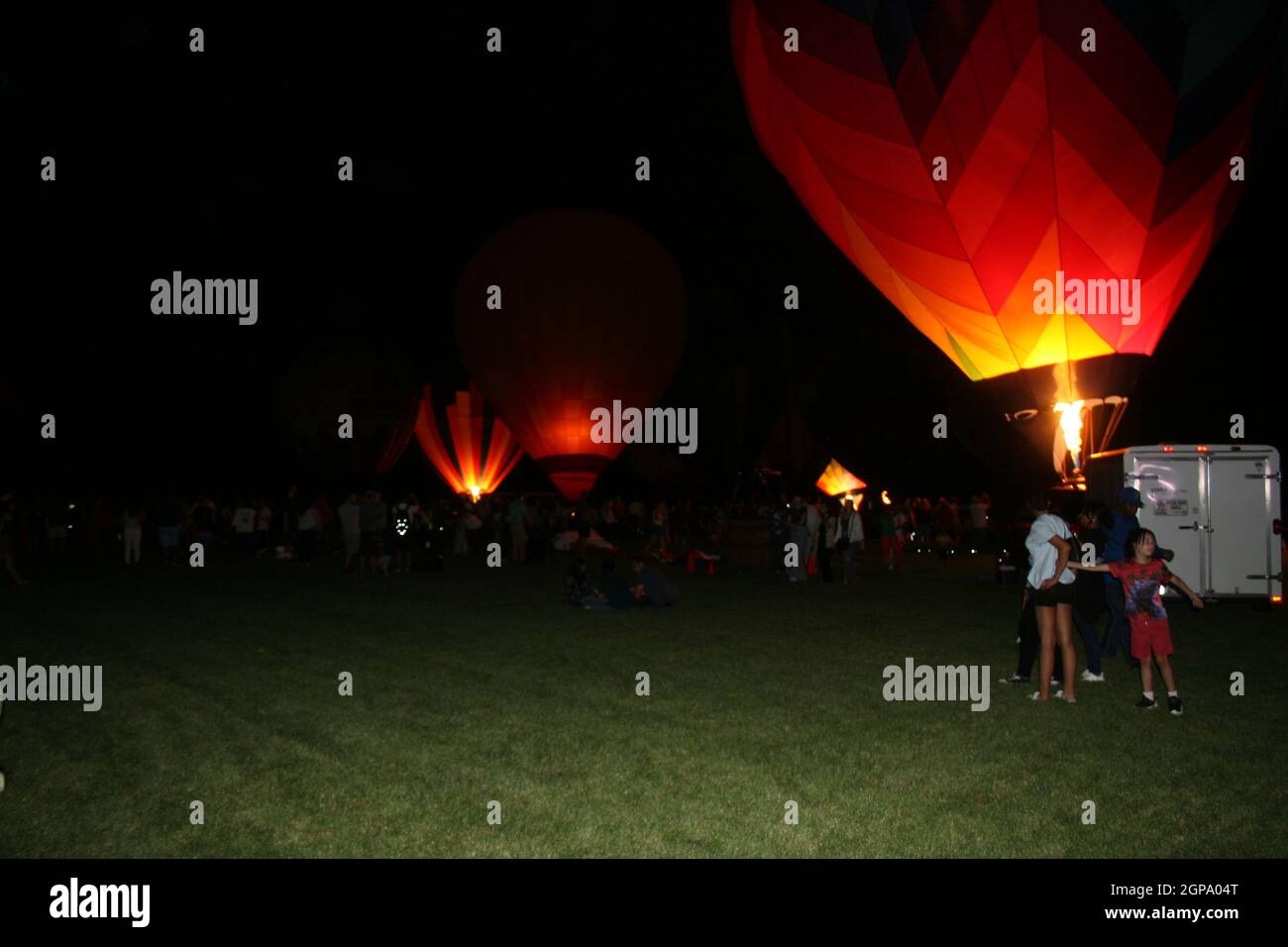 Forest Park Balloon Glow 2021 Foto Stock