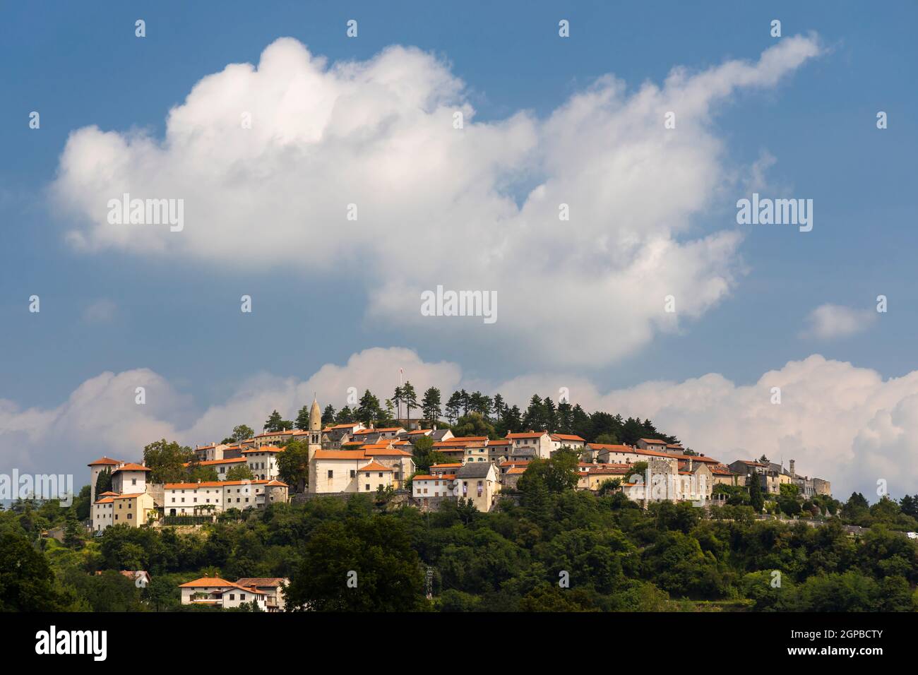 Valle di Vipava nella regione di Gorice, Slovenia Foto Stock