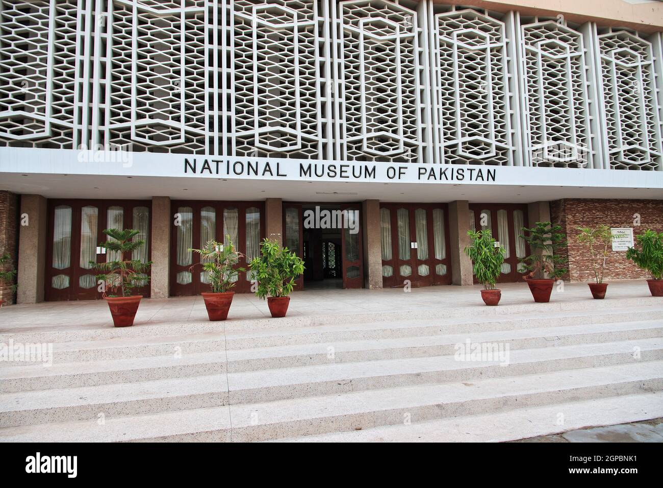 Il museo d'arte nazionale a Karachi, Pakistan Foto Stock