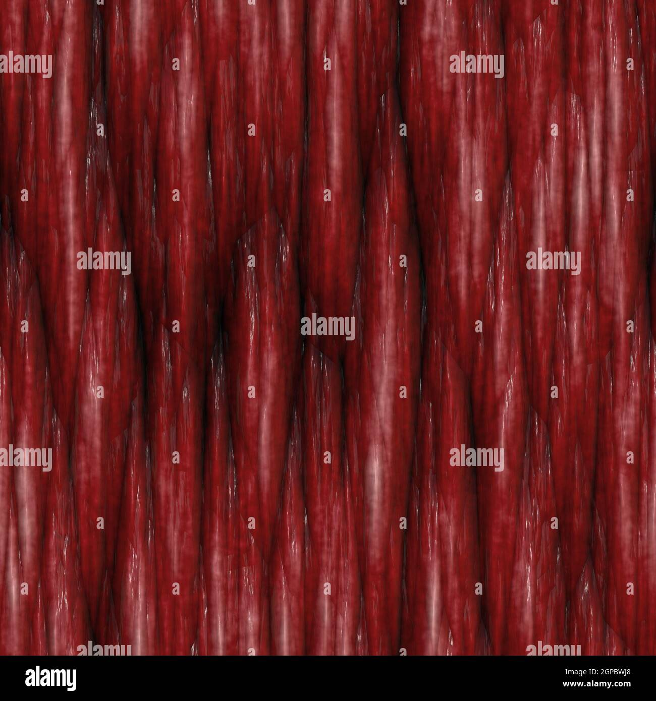 Fibre muscolari rivestite tessuto senza cuciture illustrazione 3D Foto Stock