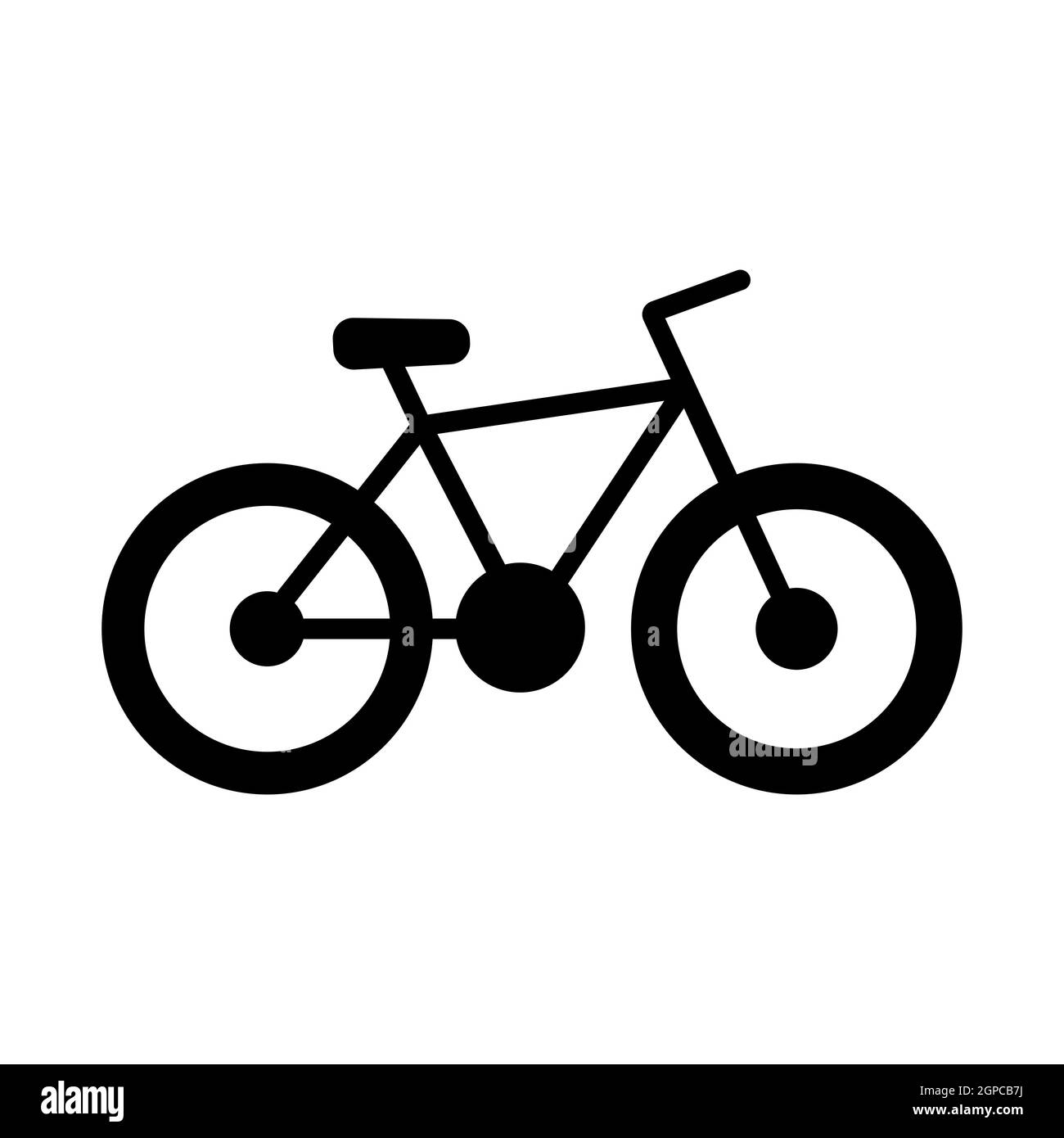 Mountain bike vector logo design Foto e Immagini Stock in Bianco e Nero -  Alamy