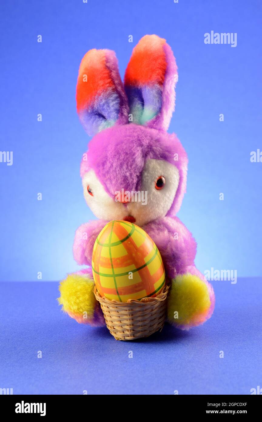 Un coniglio di Pasqua di lusso per la stagione delle vacanze. Foto Stock
