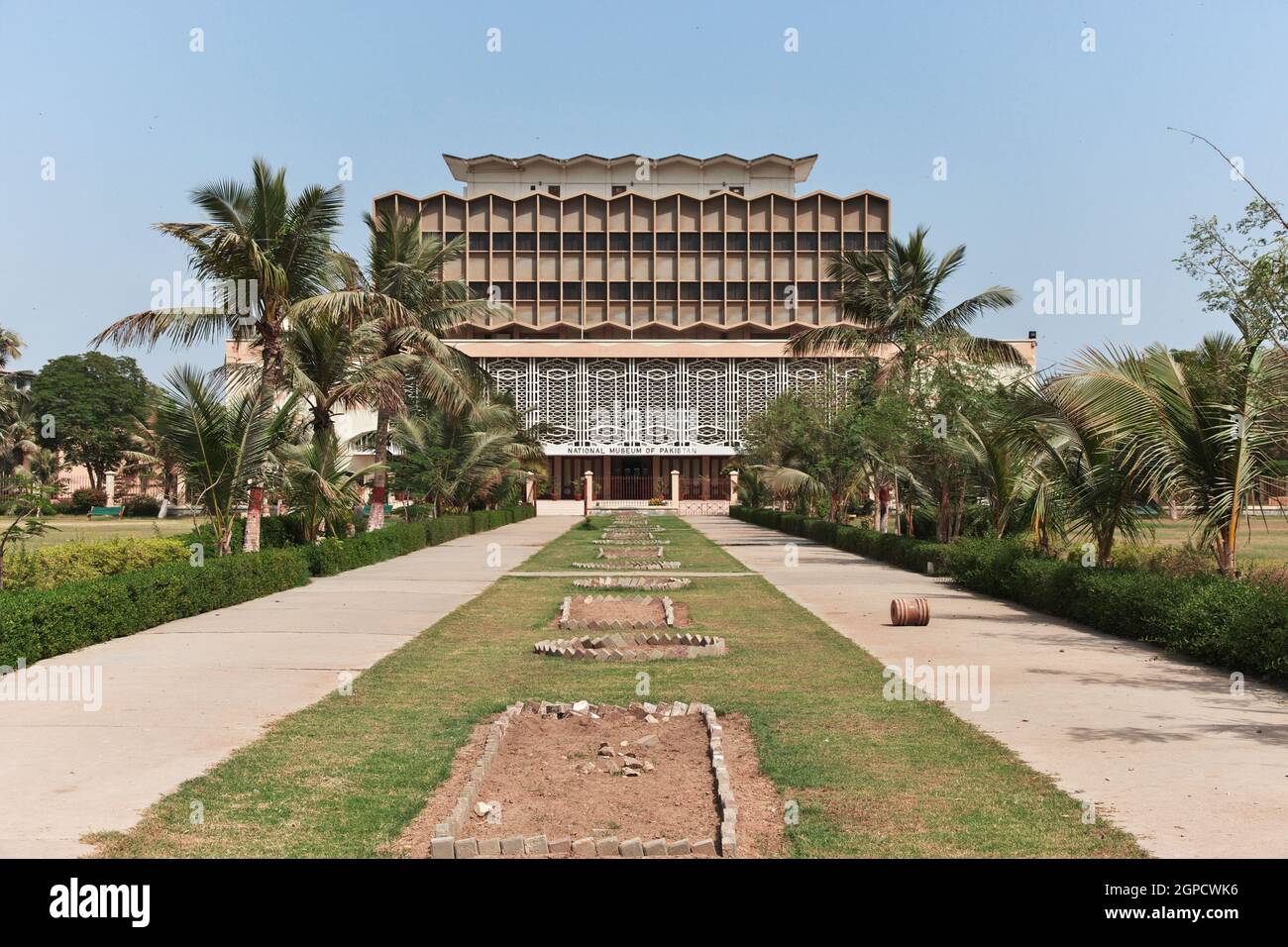 Il museo d'arte nazionale a Karachi, Pakistan Foto Stock
