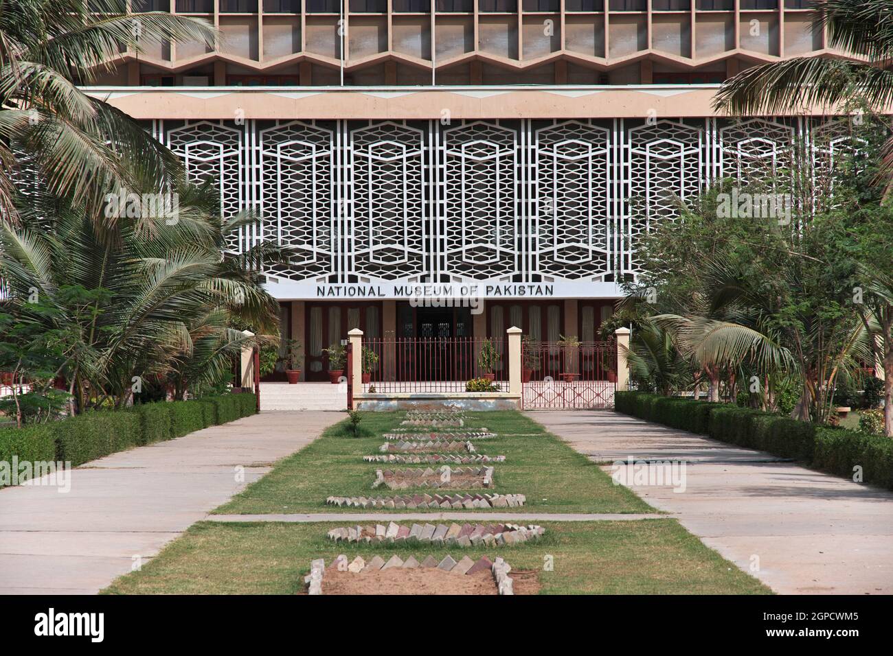 Il museo d'arte nazionale a Karachi, Pakistan Foto Stock