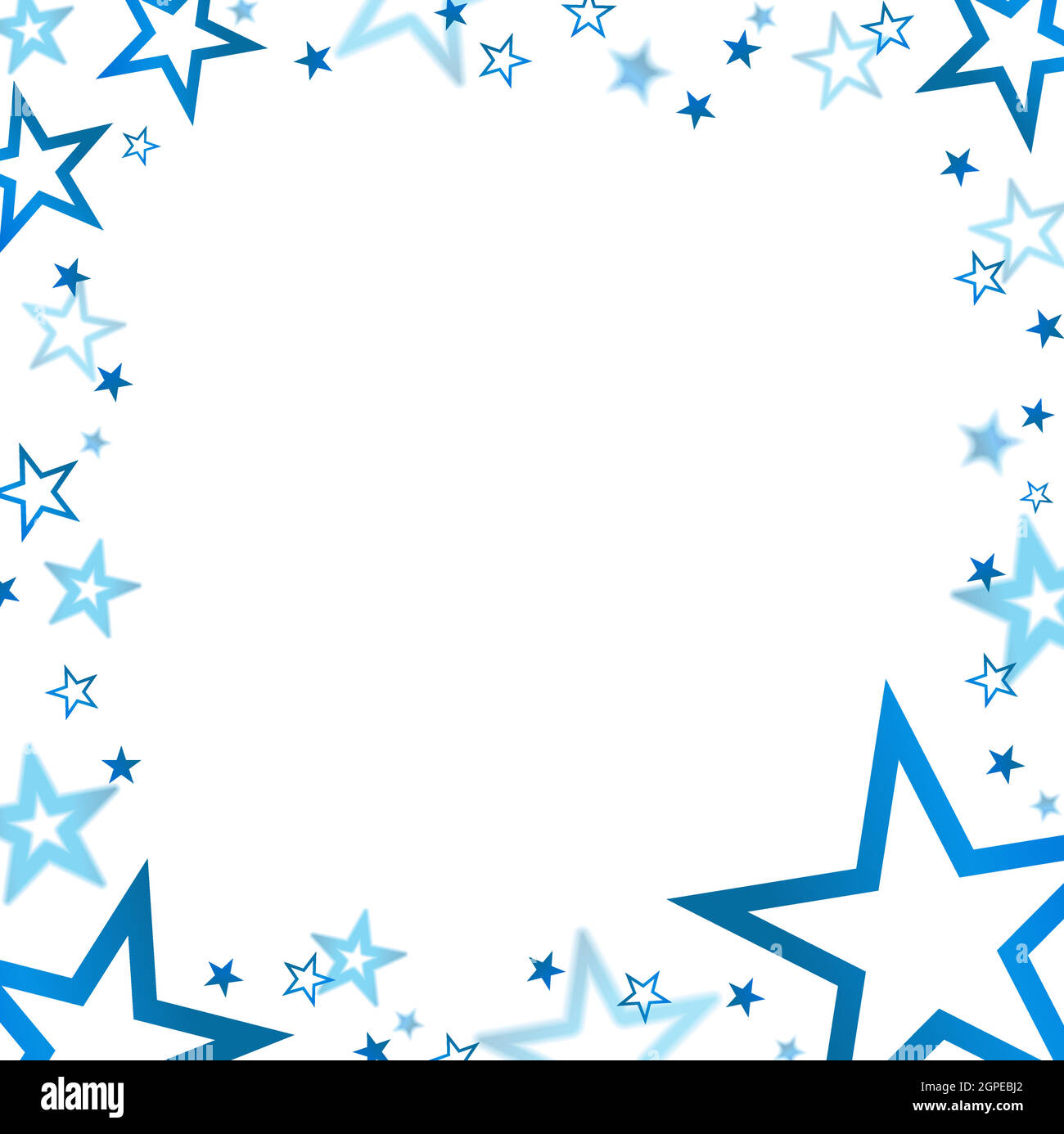 banner natalizio con stelle colorate Illustrazione Vettoriale