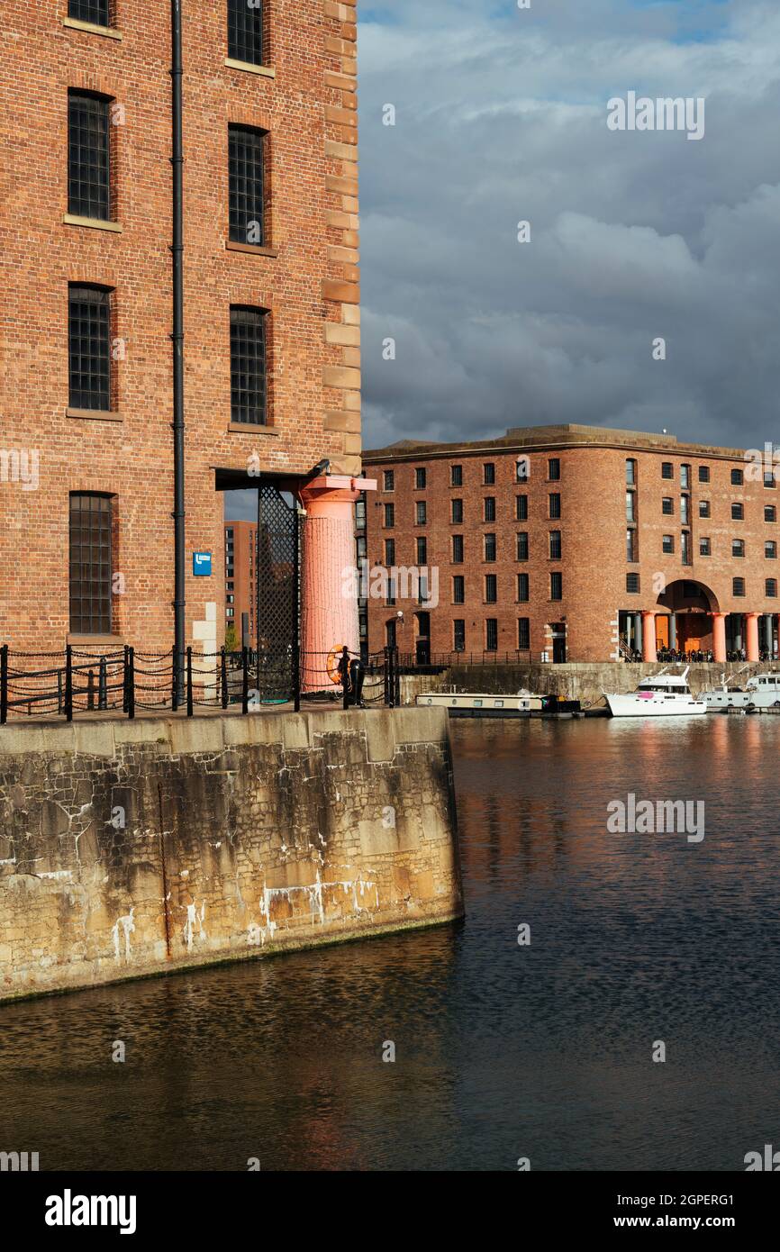 Albert Dock, Liverpool, England, Regno Unito Foto Stock