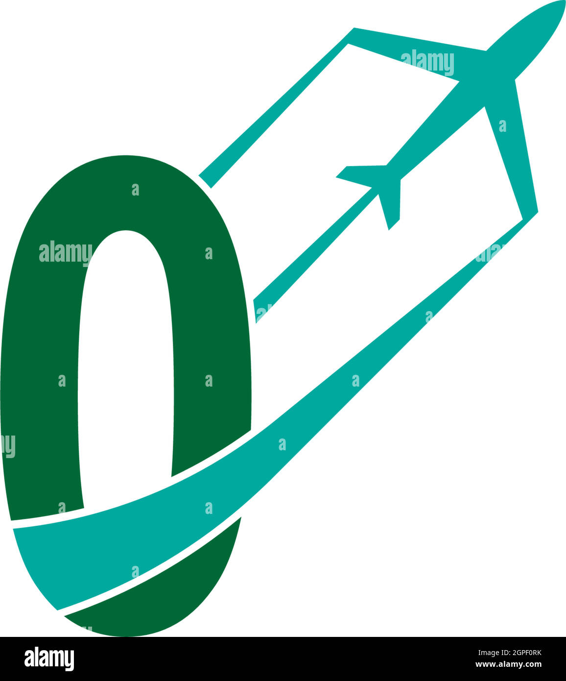 Numero zero con vettore di disegno icona del logo piano Illustrazione Vettoriale