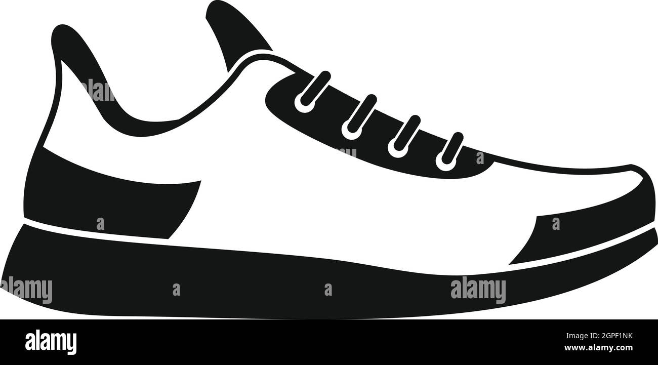 Icona di sneaker, stile semplice Illustrazione Vettoriale