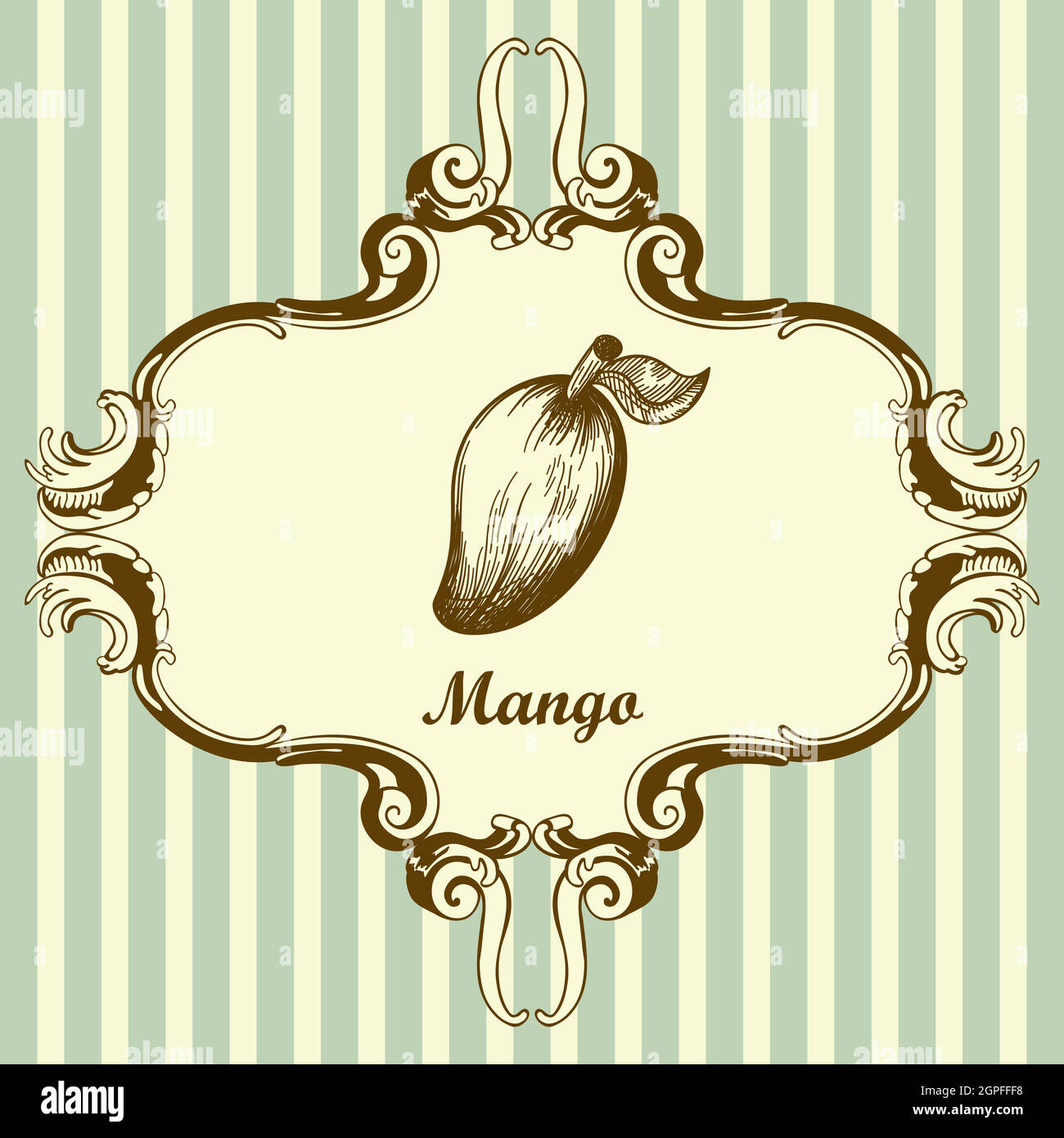 Icona di Mango Illustrazione Vettoriale