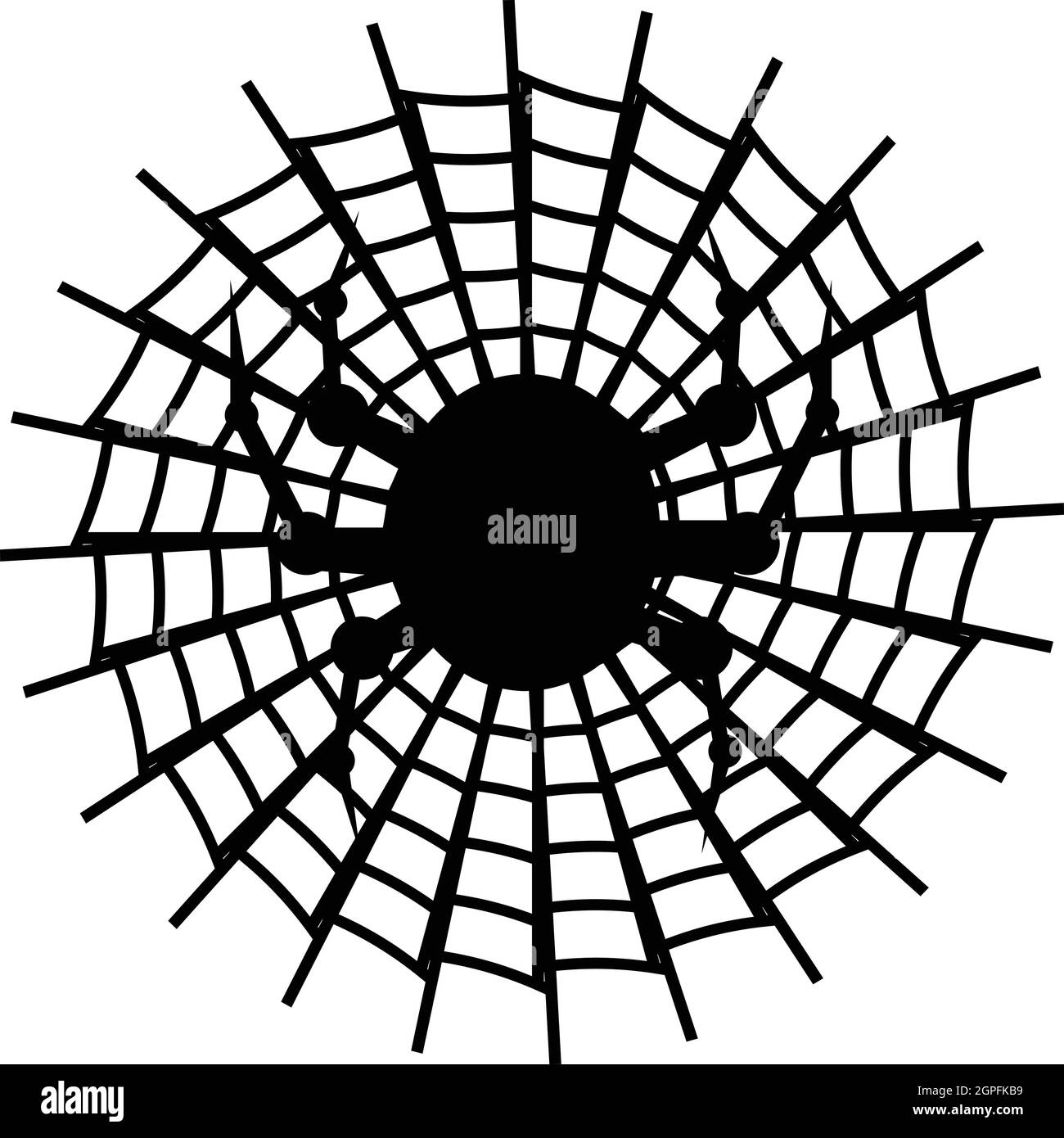 Icona del ragno, stile semplice Illustrazione Vettoriale