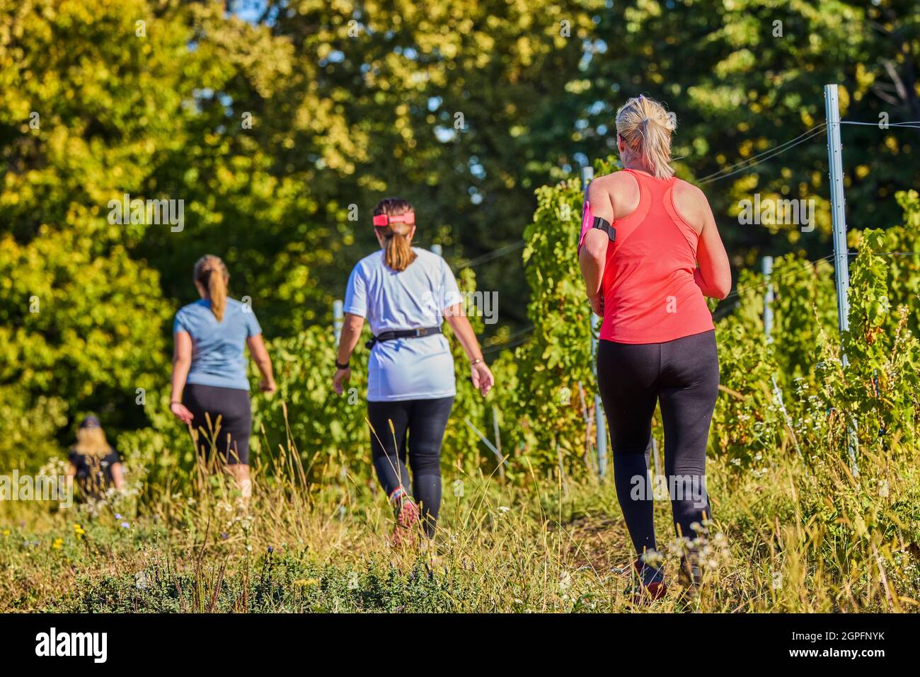 26 settembre 2021: Romania, Marcea, Running Competition Edizione n° 1. Promozione dello sport a livello locale, gara di 6 km. Foto Stock