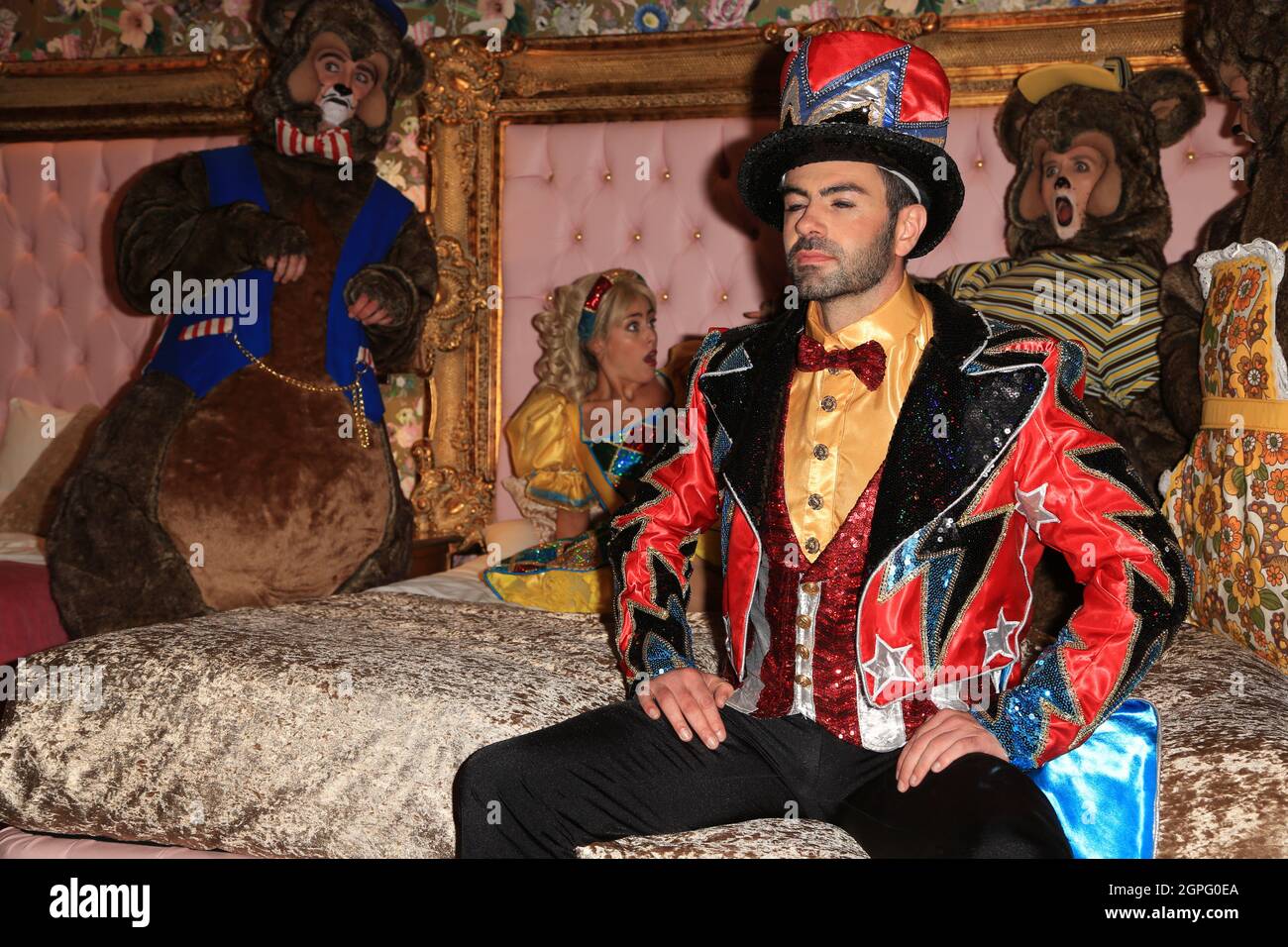 Hollyoaks David Tagg per apparire in pantomime a St Helens Foto Stock