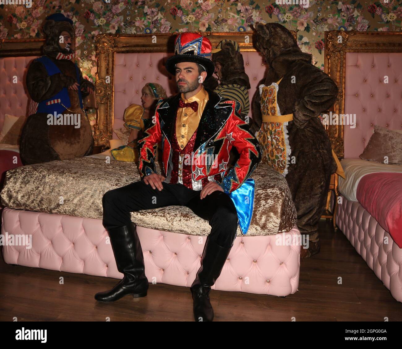 Hollyoaks David Tagg per apparire in pantomime a St Helens Foto Stock