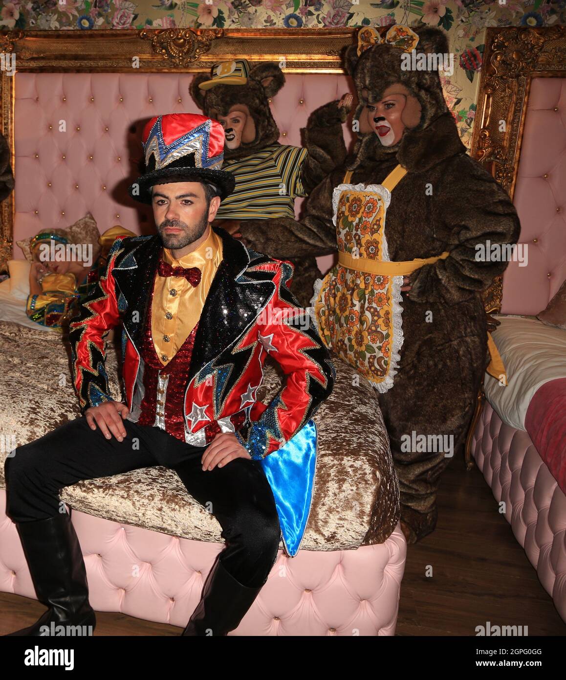 Hollyoaks David Tagg per apparire in pantomime a St Helens Foto Stock