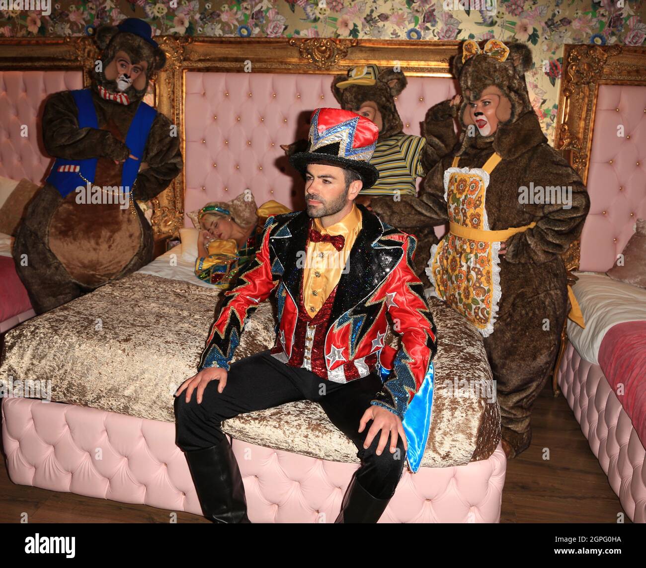 Hollyoaks David Tagg per apparire in pantomime a St Helens Foto Stock