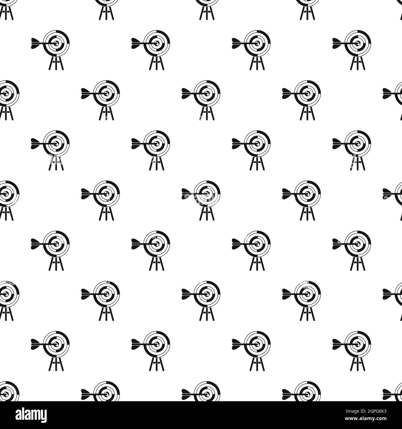 Pattern di destinazione, stile semplice Illustrazione Vettoriale