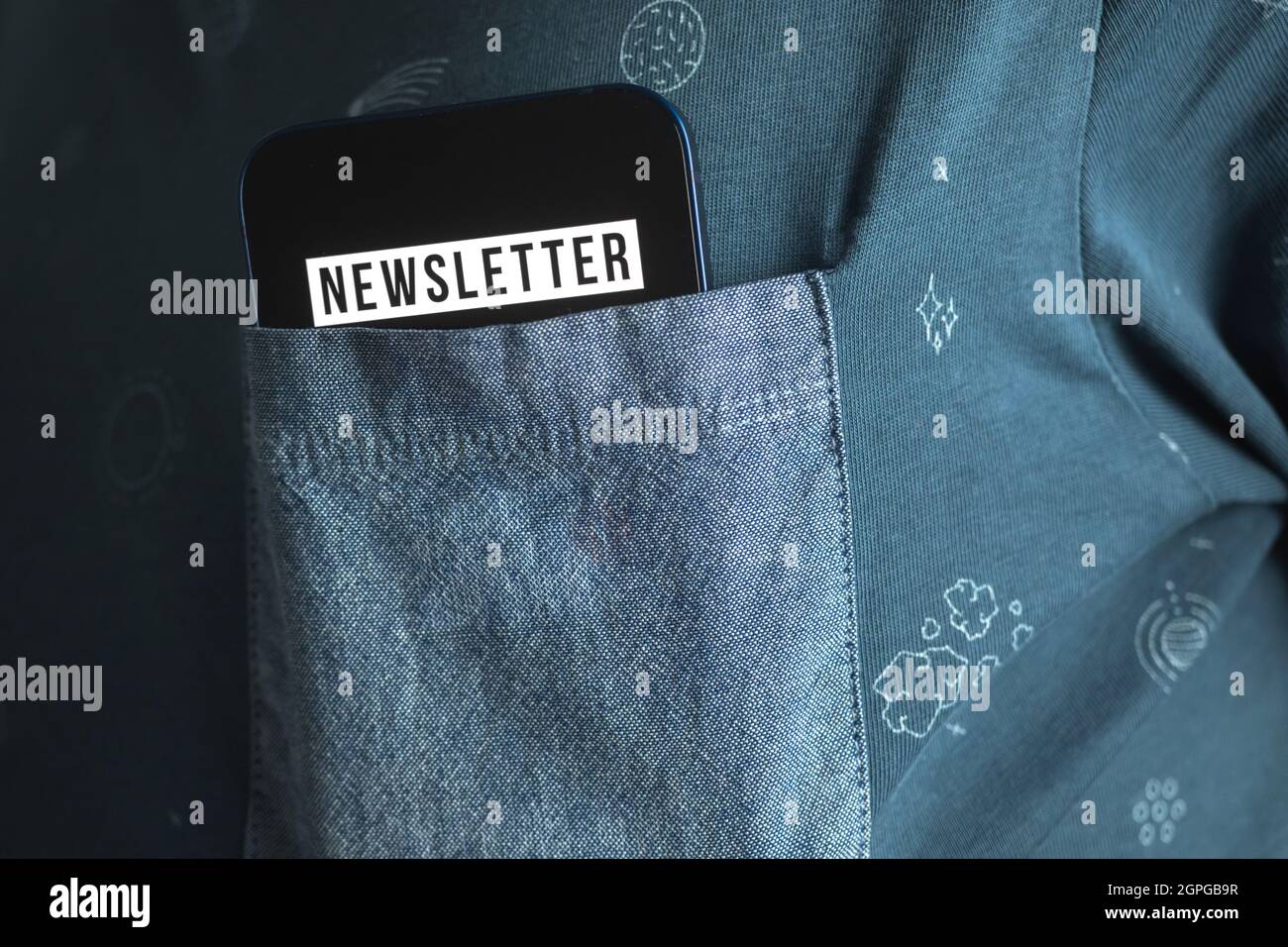 Iscriviti e registra la nostra Newsletter per aggiornare le informazioni e iscriverti alla news, nuovo concetto di socio Foto Stock