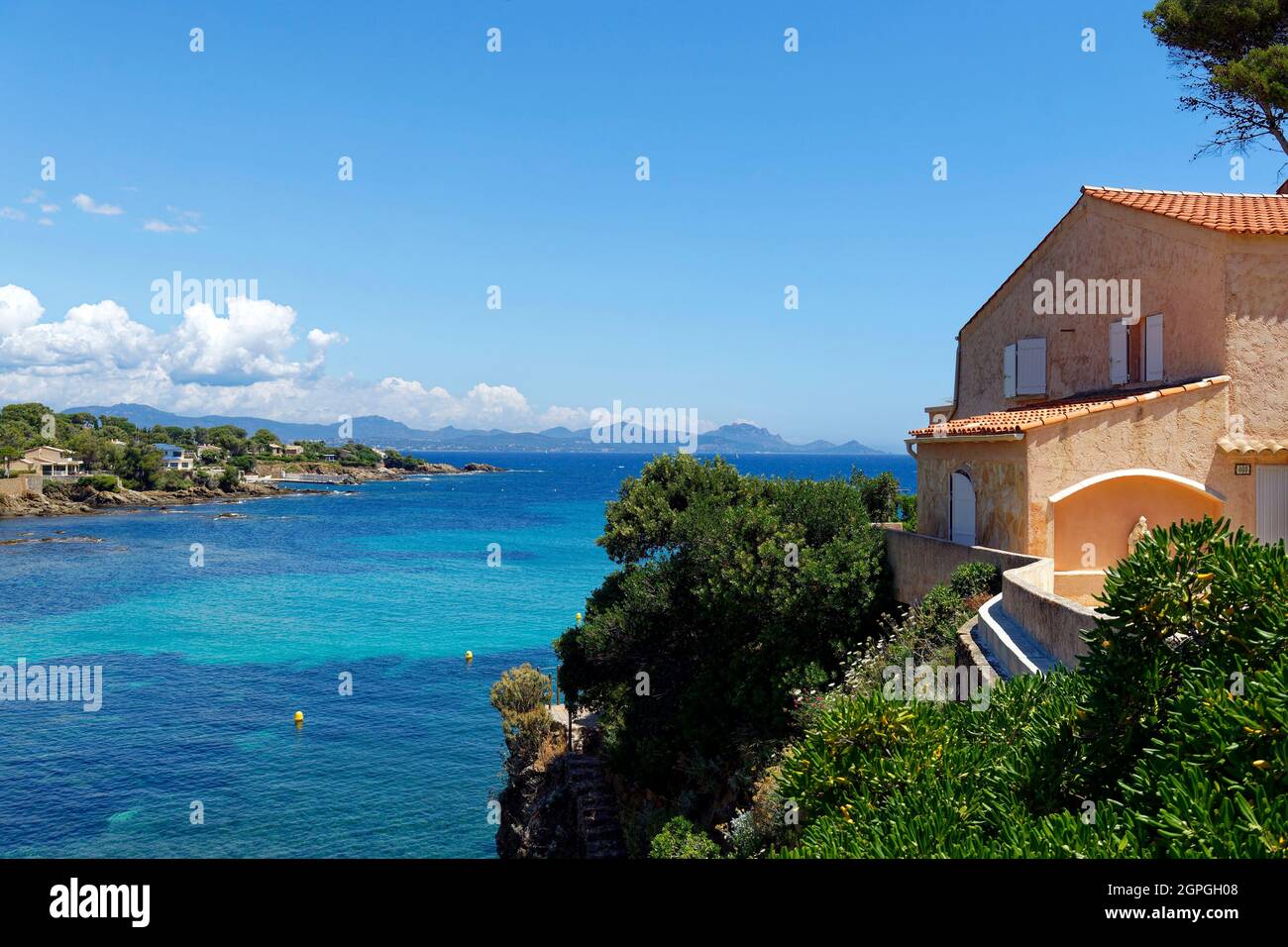 Francia, Var (83), Issambres cornice, Roquebrune sur Argens, Les Issambres Foto Stock