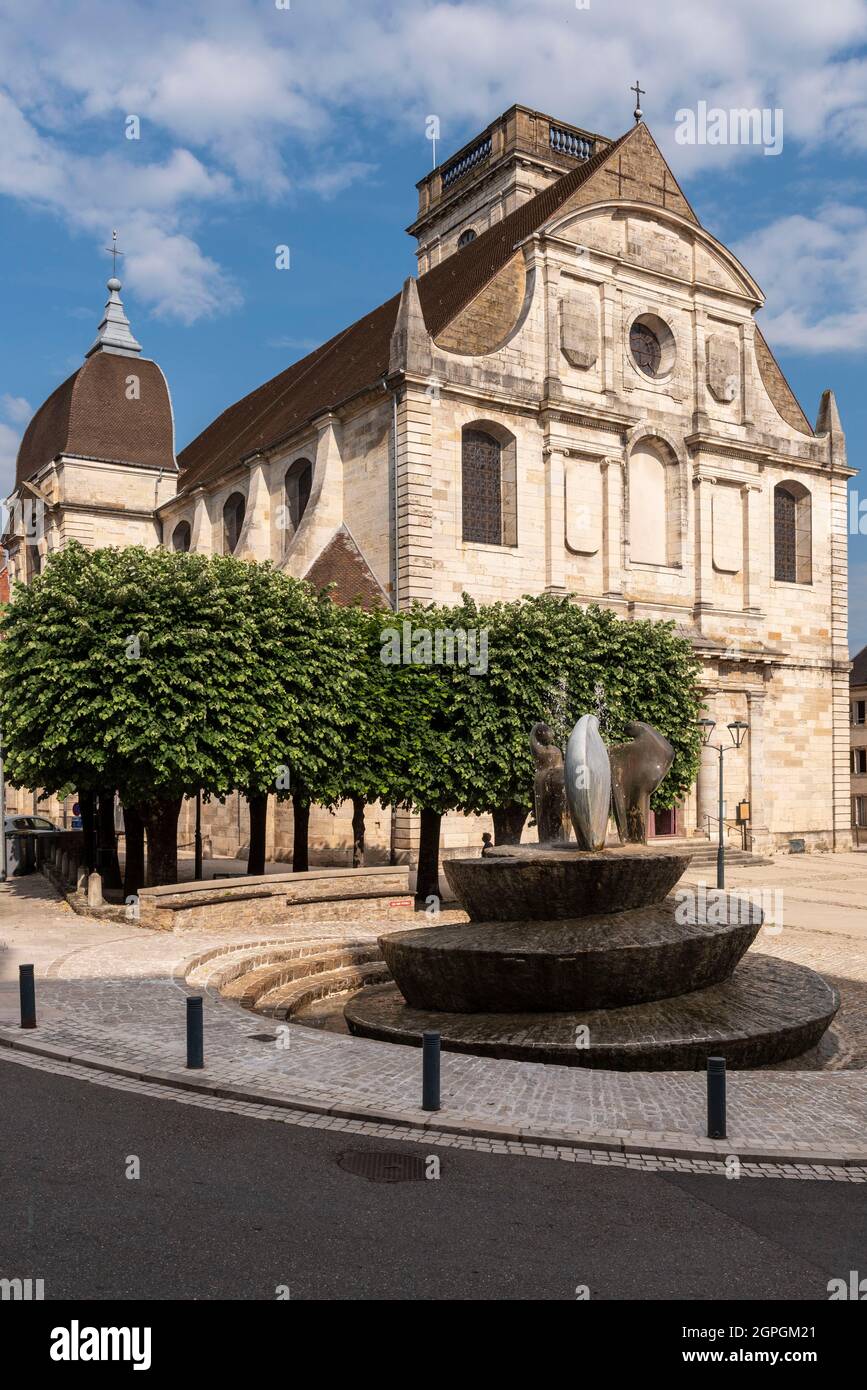 Francia, Haute Saone, Vesoul, chiesa di Saint Georges Foto Stock