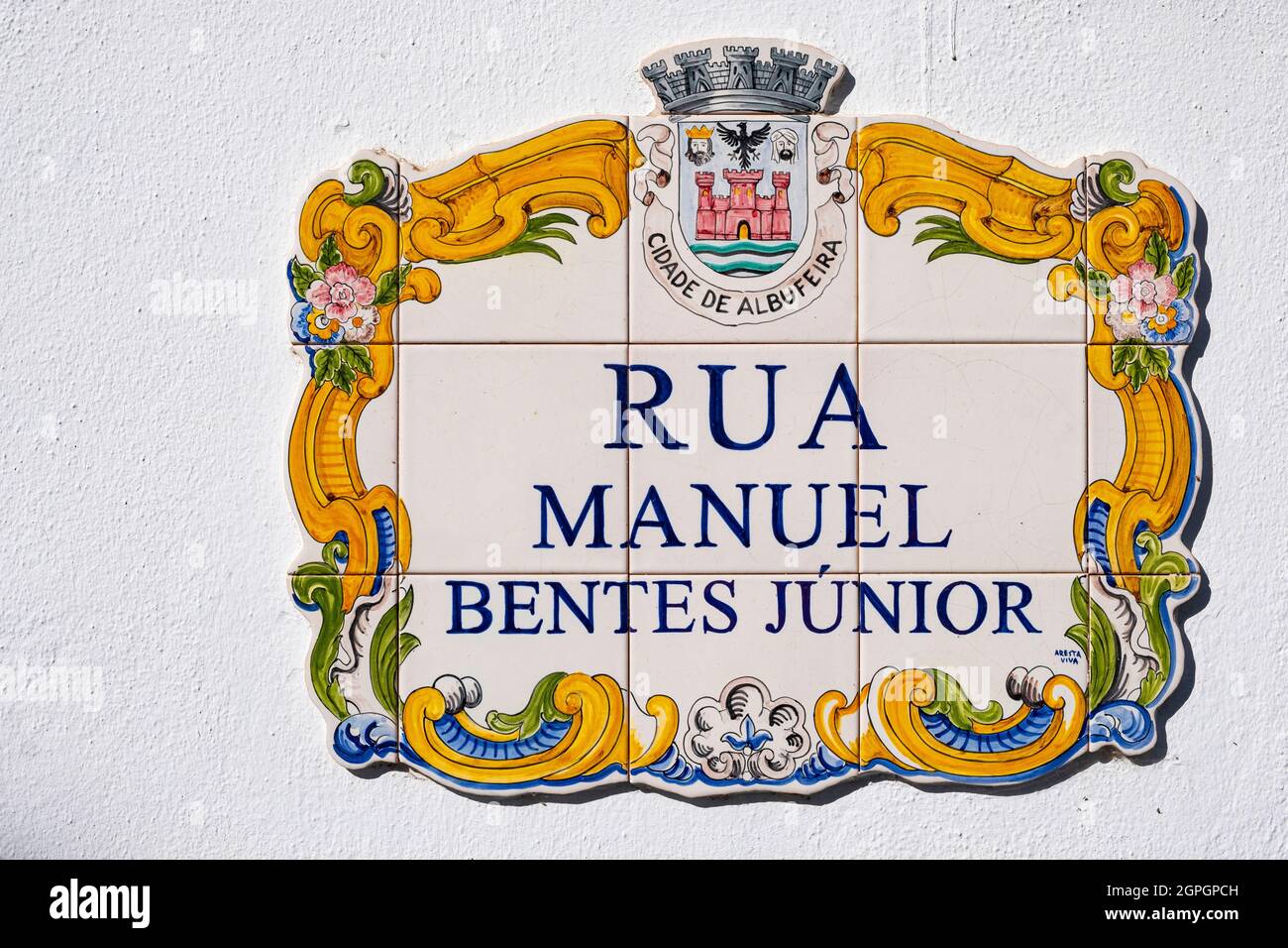 Portogallo, Algarve, Olhao, la città vecchia Foto Stock