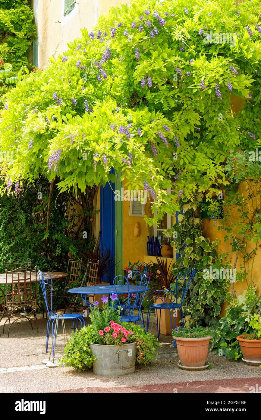 Francia, Vaucluse, Parco Naturale Regionale del Mont Ventoux, Villes sur Auzon Foto Stock